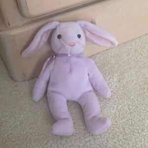 New Ty lavender bunny beanie baby